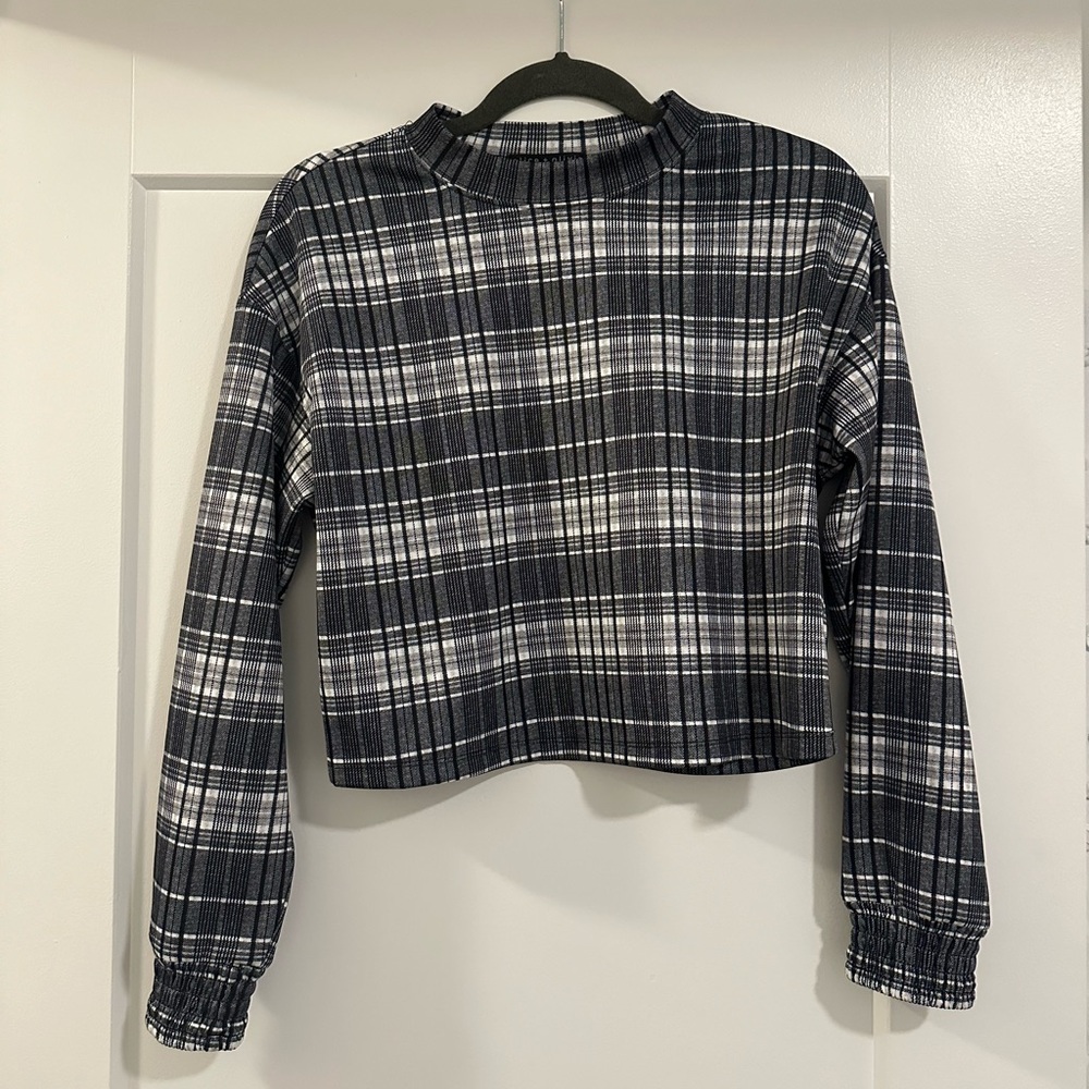 Alice + Olivia Plaid Long Sleeve!!